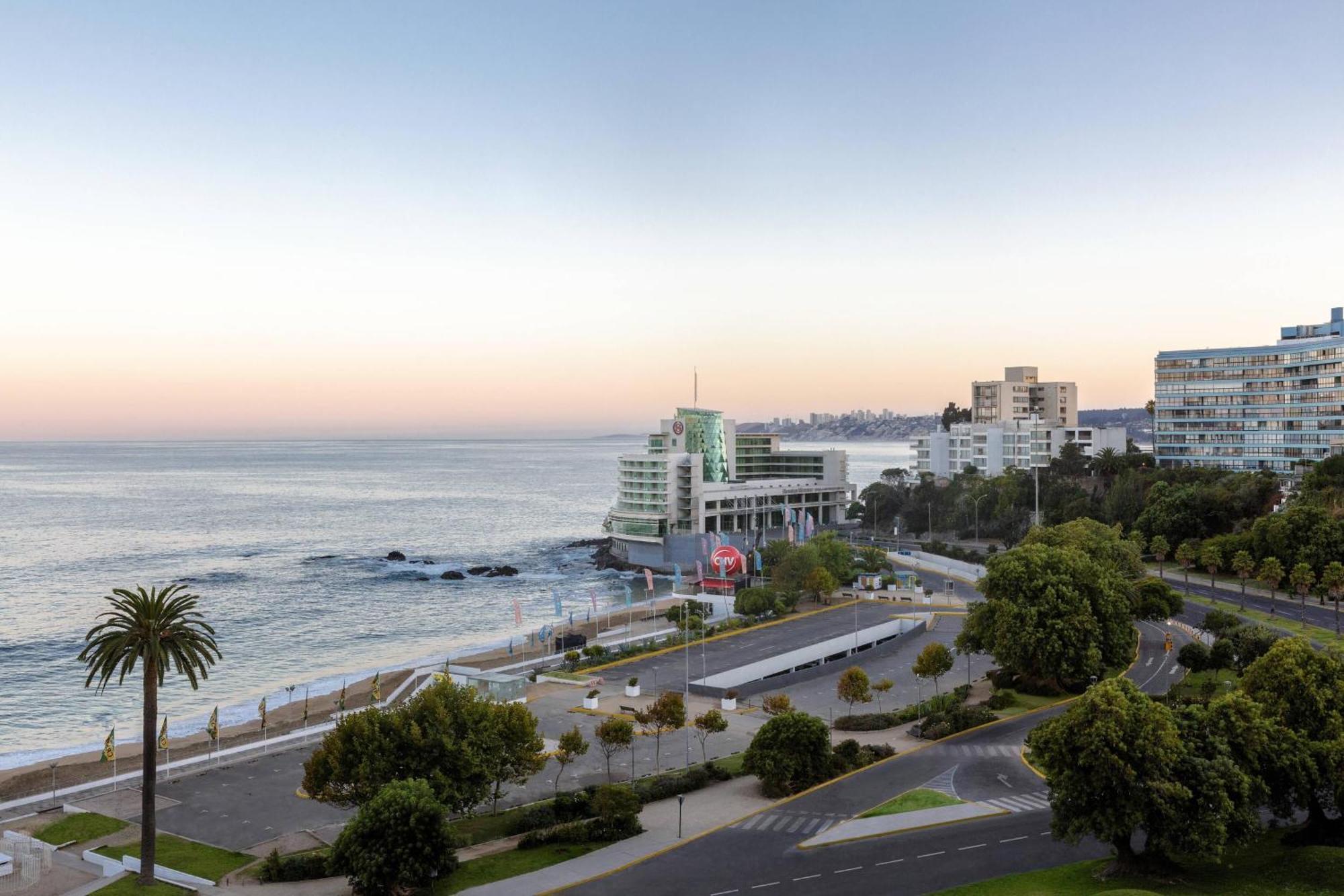 Sheraton Miramar Hotel & Convention Center Vina del Mar Eksteriør billede View of the coast of the city of Concepción.