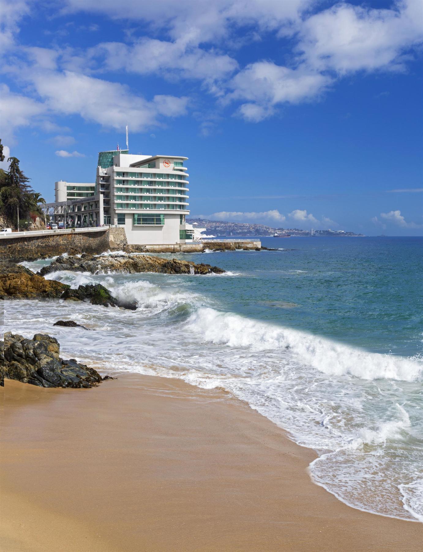 Sheraton Miramar Hotel & Convention Center Vina del Mar Eksteriør billede The beach of the Hotel